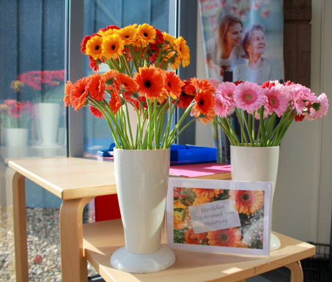 Blumen zum Weltfrauentag